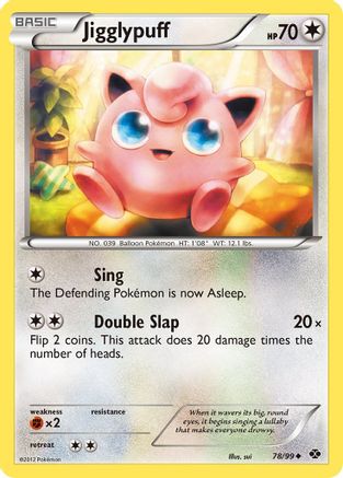 Jigglypuff - 78/99 - Uncommon - Reverse Holo