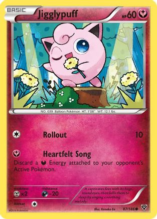 Jigglypuff - 87/146 - Common - Reverse Holo