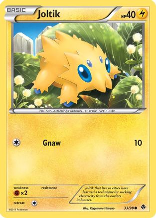 Joltik - 33/98 - Common - Reverse Holo