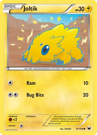 Joltik (41) - 41/108 - Common - Reverse Holo