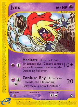Jynx - 18/147 - Rare - Reverse Holo