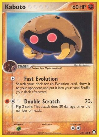 Kabuto - 51/108 - Common - Reverse Holo