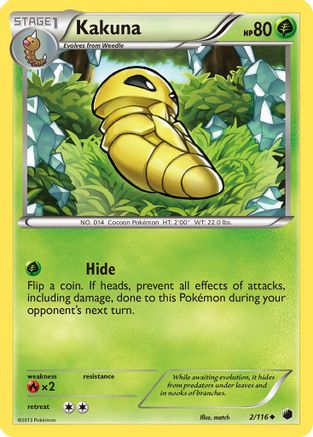 Kakuna - 2/116 - Uncommon