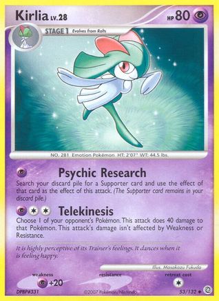 Kirlia - 53/132 - Uncommon - Reverse Holo