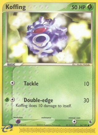 Koffing - 54/109 - Common - Reverse Holo