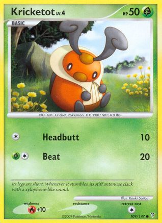 Kricketot - 109/147 - Common