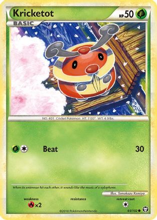 Kricketot - 65/102 - Common - Reverse Holo
