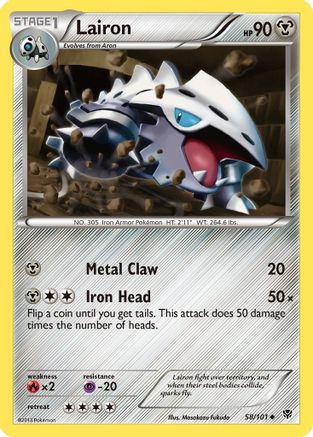 Lairon - 58/101 - Uncommon - Reverse Holo