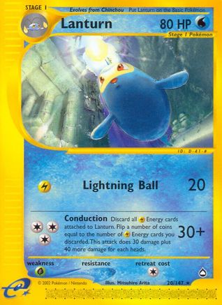 Lanturn - 20/147 - Rare - Reverse Holo