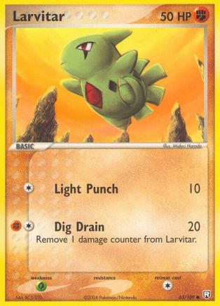 Larvitar - 63/109 - Common - Reverse Holo