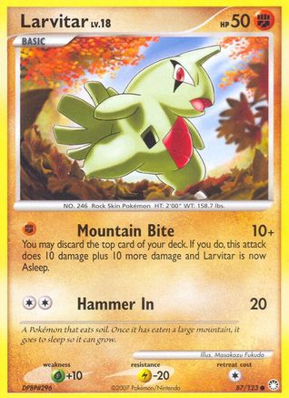 Larvitar - 87/123 - Common