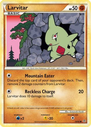Larvitar (50) (50) 050  Unleashed - Common