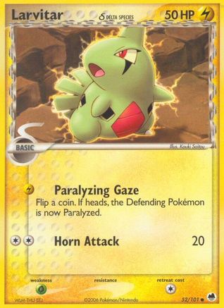Larvitar (Delta Species) - 52/101 - Common
