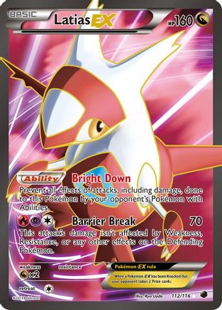 Latias EX (112 Full Art) - 112/116 - Ultra Rare