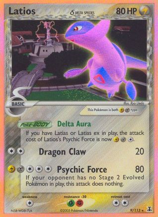 Latios (Delta Species) - 9/113 - Holo Rare