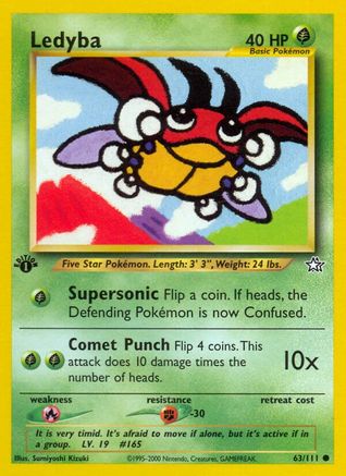 Ledyba - 63/111 - Common - 1st Edition