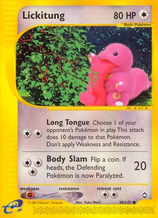 Lickitung - 90/147 - Common - Reverse Holo