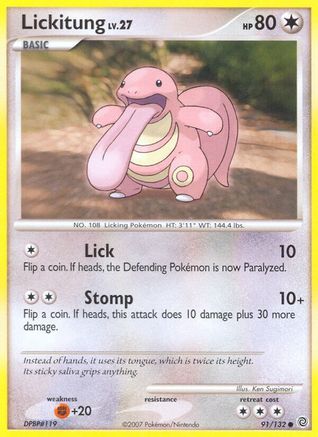 Lickitung - 91/132 - Common