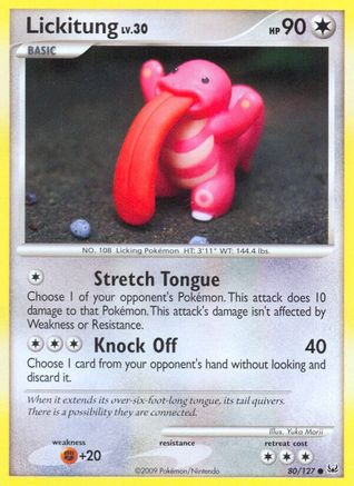 Lickitung - 80/127 - Common - Reverse Holo