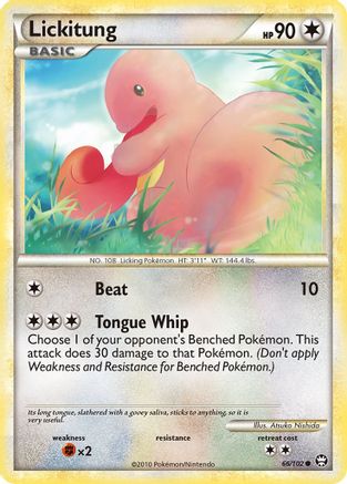 Lickitung - 66/102 - Common - Reverse Holo