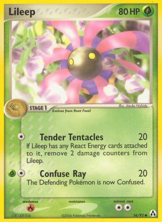 Lileep - 56/92 - Common - Reverse Holo