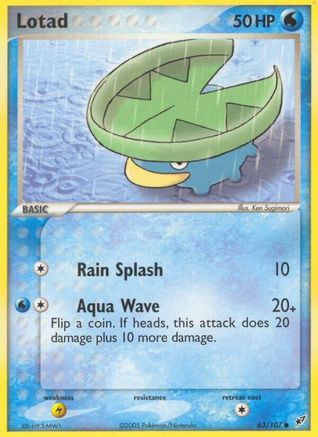 Lotad - 63/107 - Common - Reverse Holo