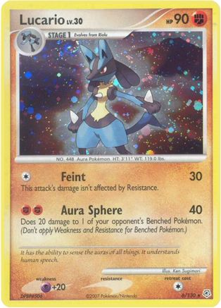 Lucario - 6/130 - Holo Rare