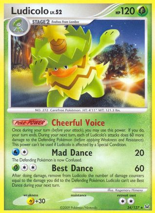 Ludicolo - 34/127 - Rare