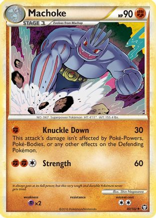 Machoke - 40/102 - Uncommon - Reverse Holo