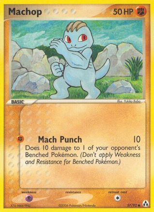 Machop - 57/92 - Common - Reverse Holo