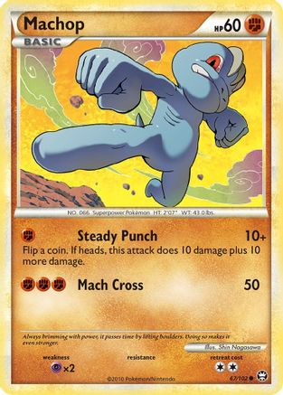Machop - 67/102 - Common - Reverse Holo