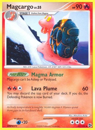 Magcargo - 45/106 - Uncommon - Reverse Holo