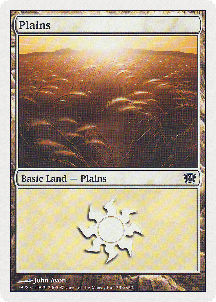 Plains (9ED-333)  Foil