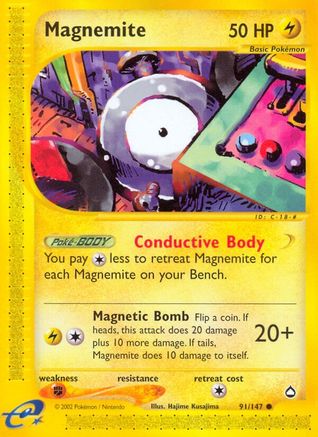 Magnemite - 91/147 - Common - Reverse Holo