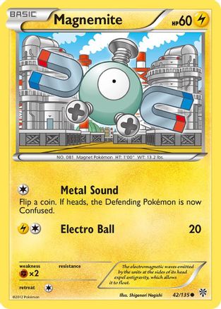 Magnemite (42) - 42/135 - Common - Reverse Holo