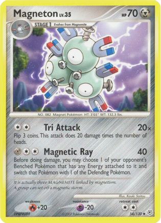Magneton - 54/130 - Uncommon - Reverse Holo