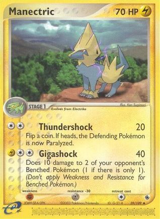 Manectric - 39/109 - Uncommon - Reverse Holo