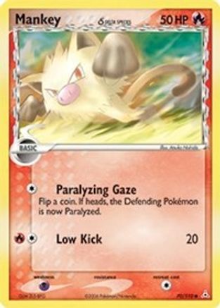 Mankey (Delta Species) - 70/110 - Common - Reverse Holo