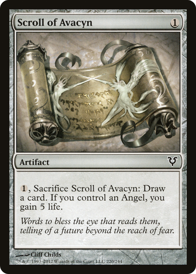 Scroll of Avacyn (AVR-220)  Foil