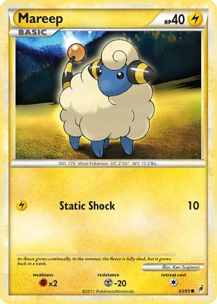 Mareep - 63/95 - Common - Reverse Holo