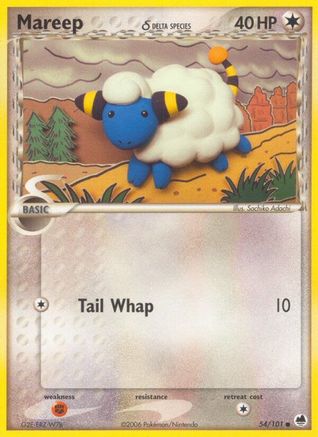 Mareep (Delta Species) - 54/101 - Common - Reverse Holo