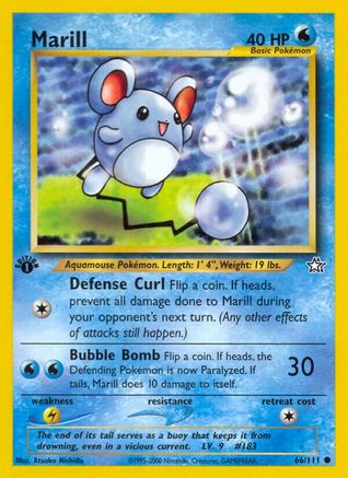 Marill - 66/111 - Common - Unlimited