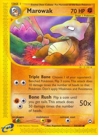 Marowak - 54/147 - Uncommon - Reverse Holo