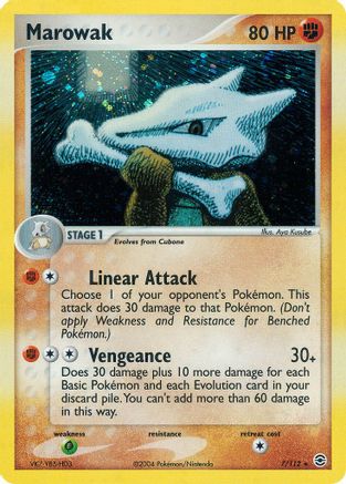 Marowak - 7/112 - Holo Rare