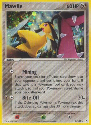 Mawile - 9/100 - Holo Rare - Reverse Holo