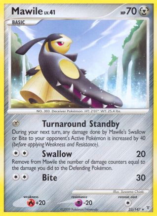 Mawile - 33/147 - Rare - Reverse Holo