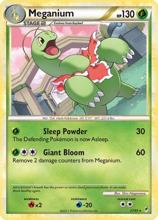 Meganium - 27/95 - Rare
