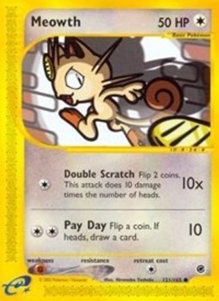 Meowth - 121/165 - Common - Reverse Holo