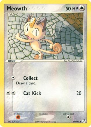 Meowth - 69/112 - Common - Reverse Holo