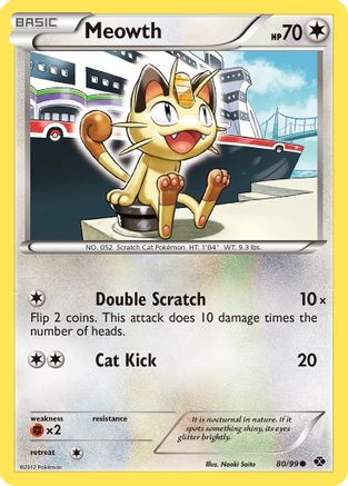 Meowth - 80/99 - Common